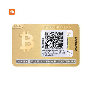 Ballet Real Bitcoin 24K Gold Hardware Wallet